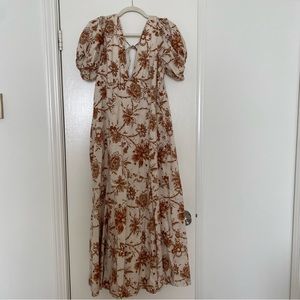 Abercrombie Puff Sleeve Floral Dress